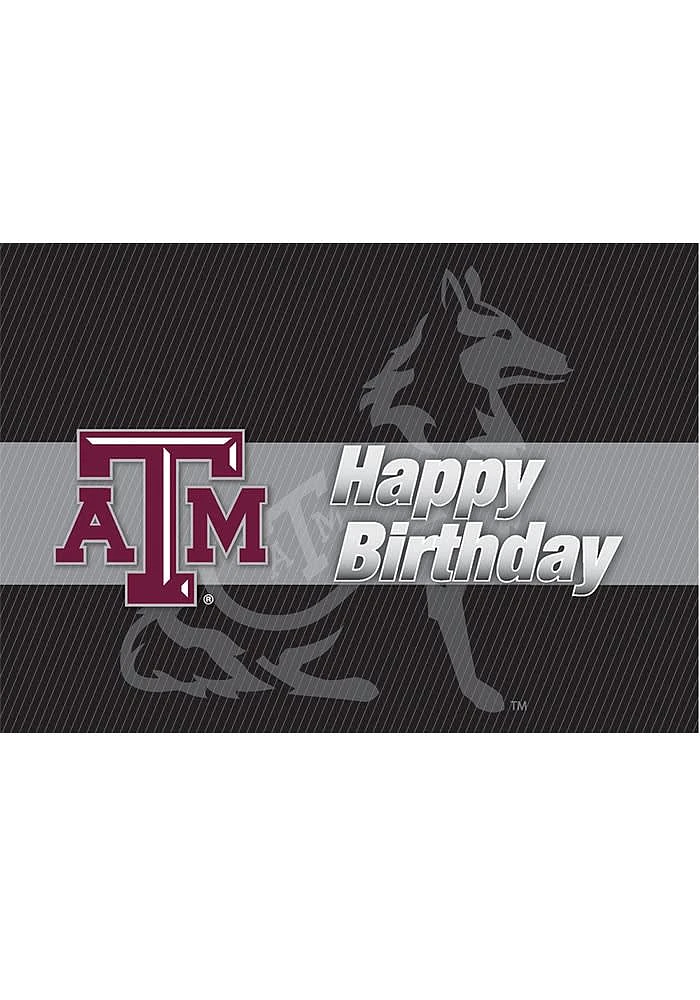 Texas A&M Aggies Birthday Card