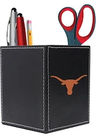 Texas Longhorns Leather Desk Caddy