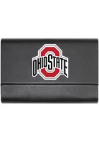 Ohio State Buckeyes Leather Business Card Holder