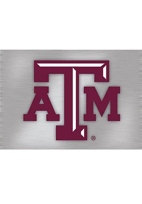 Texas A&M Aggies Logo Card - Silver