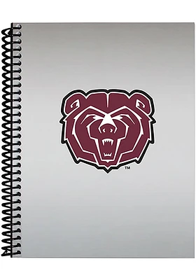 Missouri State Bears Spiral Notebook and Folder - Silver