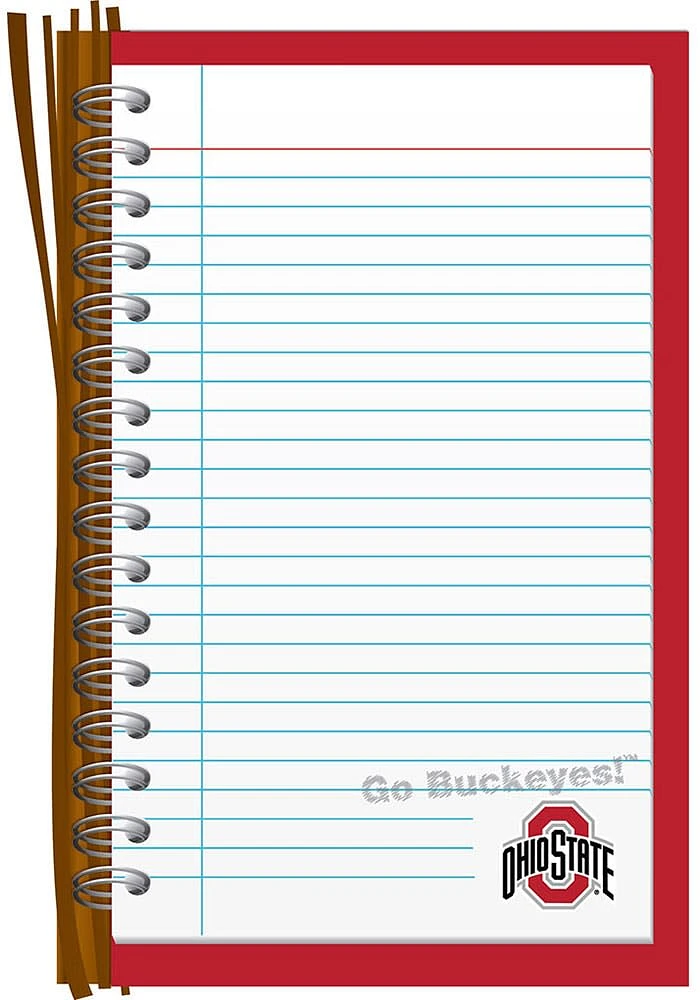 Ohio State Buckeyes Memo Notebook and Folder - Red