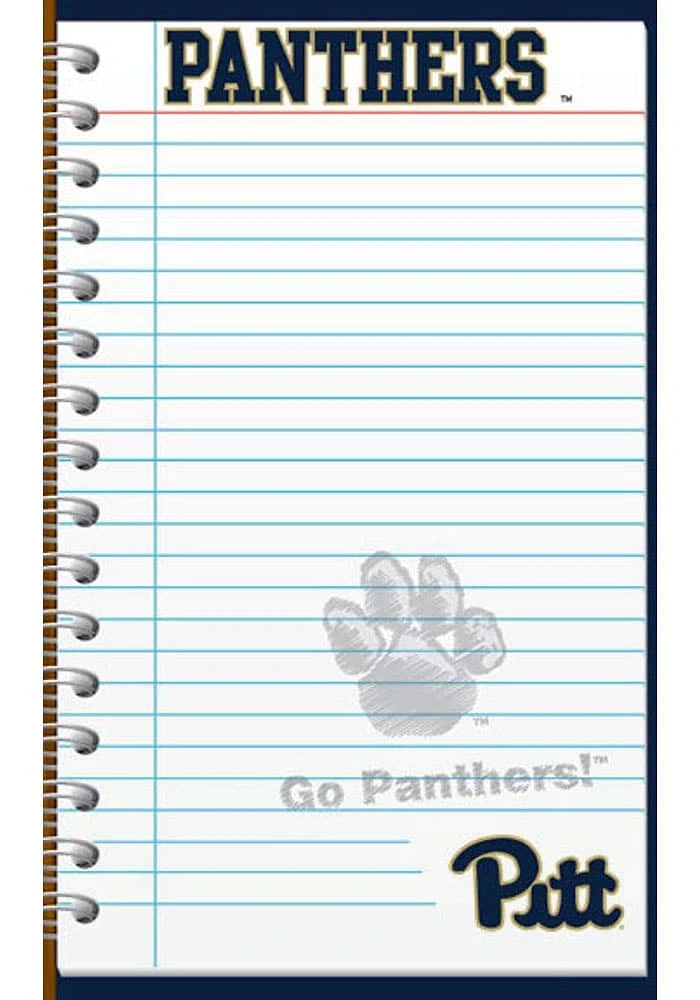 Pitt Panthers Memo Notebook and Folder - Yellow