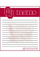 Oklahoma Sooners Small Memo Notepad