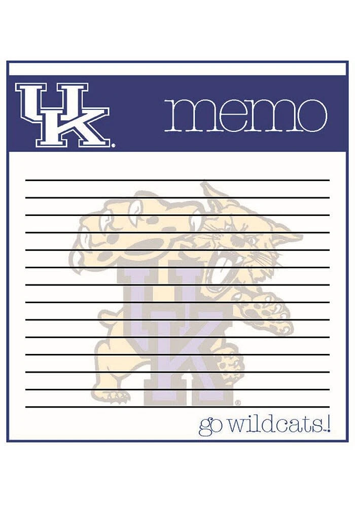 Kentucky Wildcats Small Memo Notepad