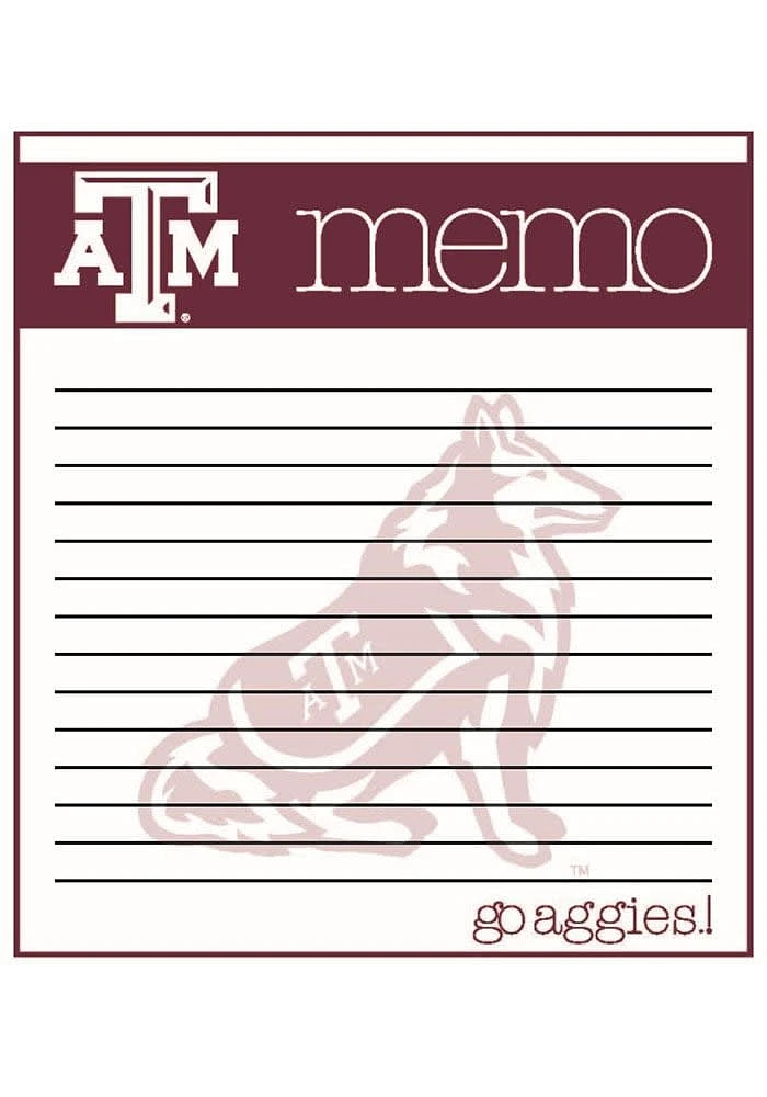 Texas A&M Aggies Small Memo Notepad