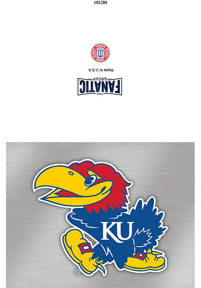 Kansas Jayhawks Note Card Pack Card - Blue