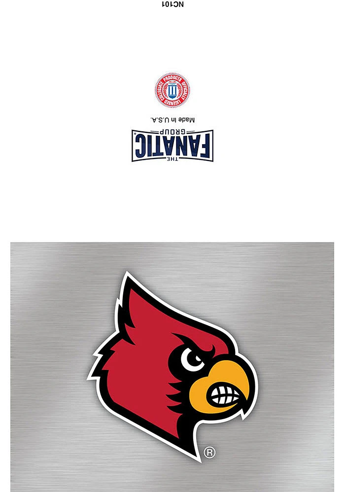 Louisville Cardinals Note Card Pack Card - Red