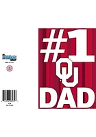 Oklahoma Sooners Fathers Day Card - Crimson