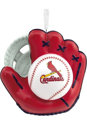 St Louis Cardinals Baseball Glove Ornament - Red