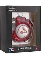 St Louis Cardinals Baseball Glove Ornament - Red