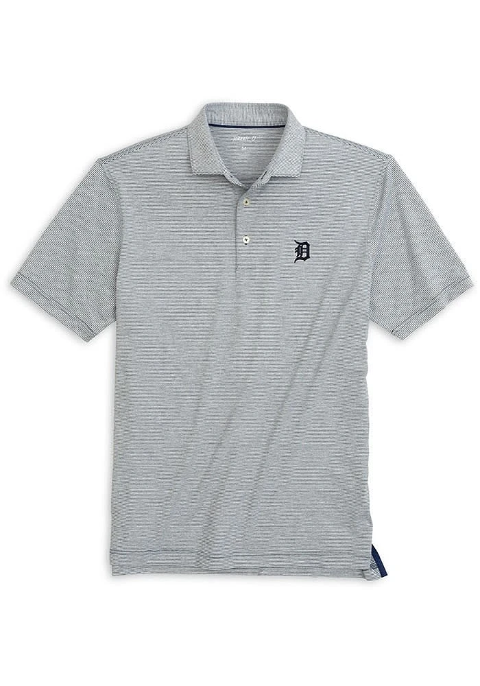 Johnnie O Detroit Tigers Mens Navy Blue Lyndon Short Sleeve Fashion Polo