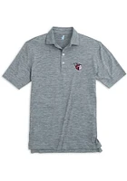 Johnnie O Cleveland Guardians Mens Black Huron Short Sleeve Fashion Polo