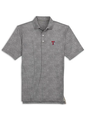 Johnnie O Texas Rangers Mens Grey Gibson Short Sleeve Polo