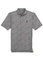 Johnnie O Texas Rangers Mens Grey Gibson Short Sleeve Polo