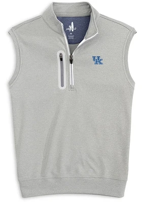 Johnnie O Kentucky Wildcats Mens Grey Denny Melange Sleeveless Jacket