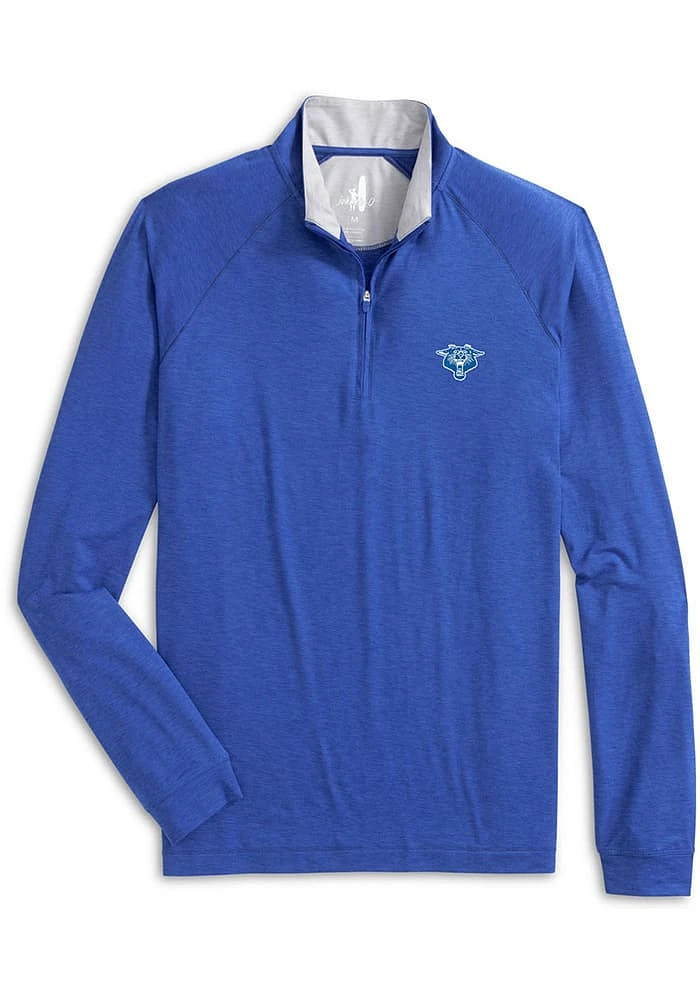 Johnnie O Kentucky Wildcats Mens Blue Freeborne Long Sleeve 1/4 Zip Pullover