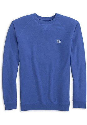 Johnnie O Kentucky Wildcats Mens Blue Freeman Long Sleeve Crew Sweatshirt