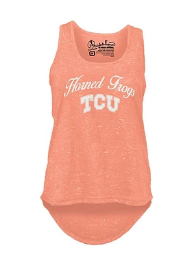 Pressbox TCU Horned Frogs Womens Orange Felicty Tank Top