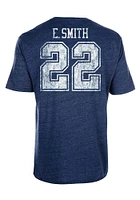 Emmitt Smith Dallas Cowboys Navy Blue Landon Short Sleeve Fashion Player T Shirt