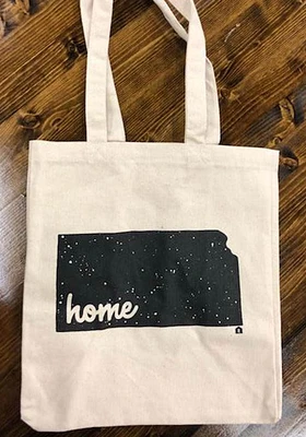 Kansas 12x8x13 Canvas Reusable Bag