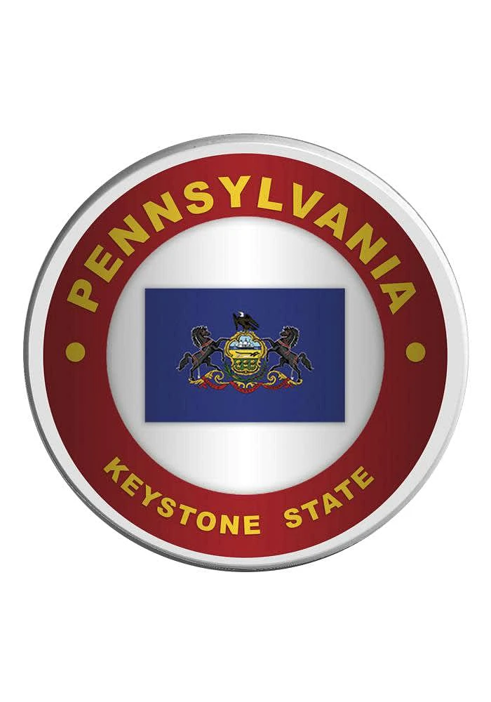 Pennsylvania 2 Pack Car Coaster - Red