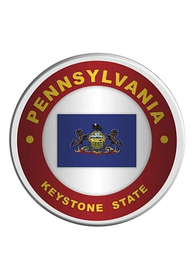 Pennsylvania 2 Pack Car Coaster - Red