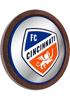 The Fan-Brand FC Cincinnati Mirrored Faux Barrel Top Sign