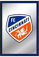 The Fan-Brand FC Cincinnati Vertical Framed Mirror Wall Sign