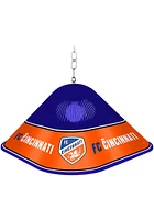 FC Cincinnati Square Acrylic Gloss Orange Billiard Lamp