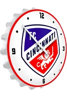 FC Cincinnati Lighted Bottle Cap Wall Clock