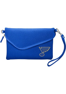 St Louis Blues Fold Over Pebble Womens Purse