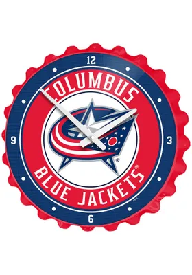 Columbus Blue Jackets Bottle Cap Wall Clock