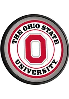 The Fan-Brand Ohio State Buckeyes Block Round Slimline Lighted Sign