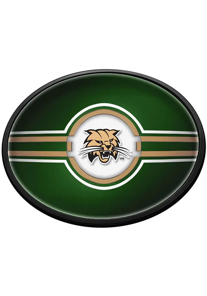 The Fan-Brand Ohio Bobcats Oval Slimline Lighted Sign