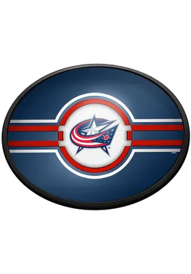 The Fan-Brand Columbus Blue Jackets Oval Slimline Lighted Sign