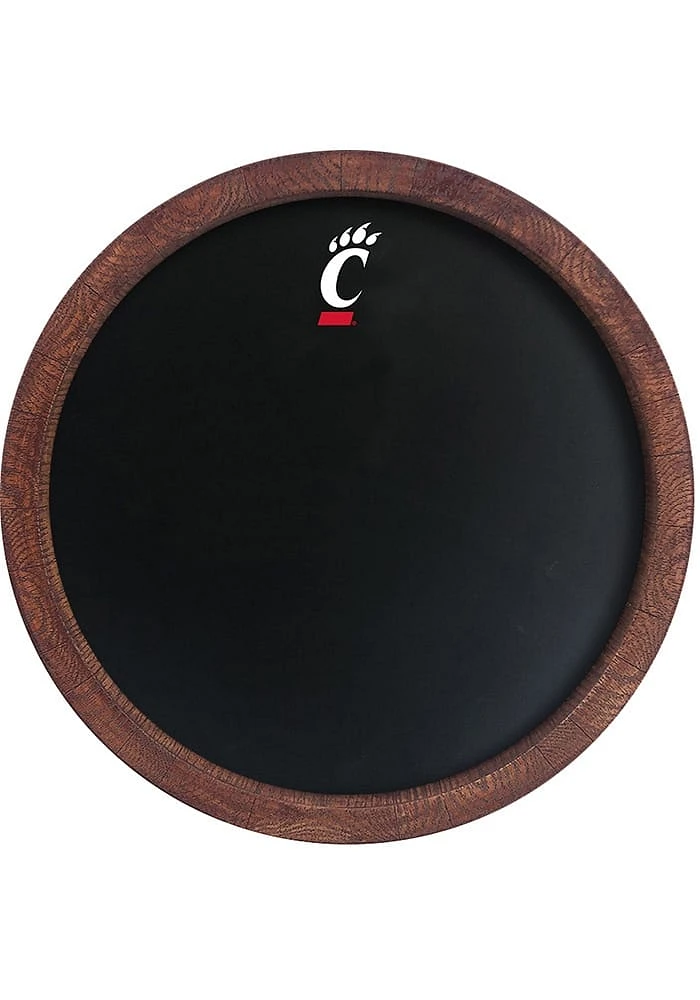 The Fan-Brand Cincinnati Bearcats Chalkboard Faux Barrel Top Sign