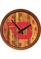 Dayton Flyers Faux Barrel Top Wall Clock