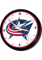 Columbus Blue Jackets Retro Lighted Wall Clock