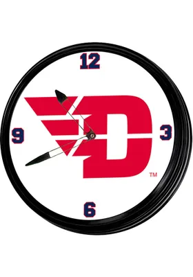 Dayton Flyers Retro Lighted Wall Clock