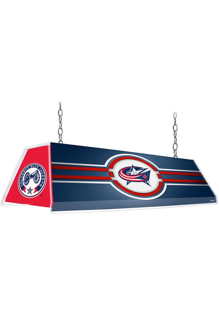 Columbus Blue Jackets Edge Glow Light Pool Table