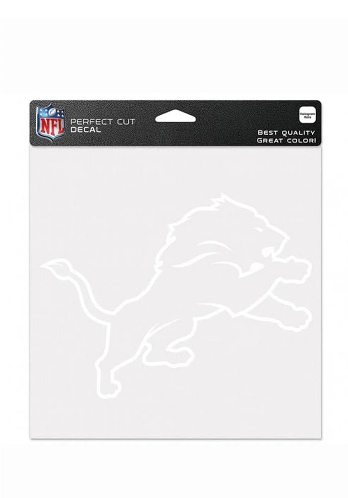 Detroit Lions 8x8 Perfect Cut Auto Decal
