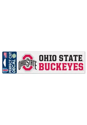 Ohio State Buckeyes 3x10 Perfect Cut Auto Strip - Red