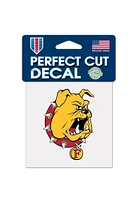 Ferris State Bulldogs 4x4 Perfect-Cut Auto Decal - Yellow