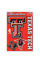 Texas Tech Red Raiders 11x17 Multi Use Sheet Auto Decal - Red