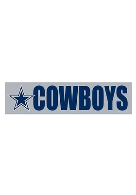 Dallas Cowboys 3x12 Bumper Sticker - Blue