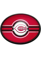 The Fan-Brand Cincinnati Reds Oval Slimline Lighted Sign