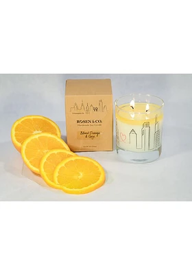 Philadelphia Signature Philly Skyline White Candle
