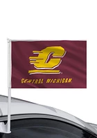 Central Michigan Chippewas 11x16 Maroon Car Flag - Maroon
