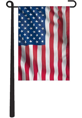 Americana 12.5x18 American Flag Garden Flag - Blue